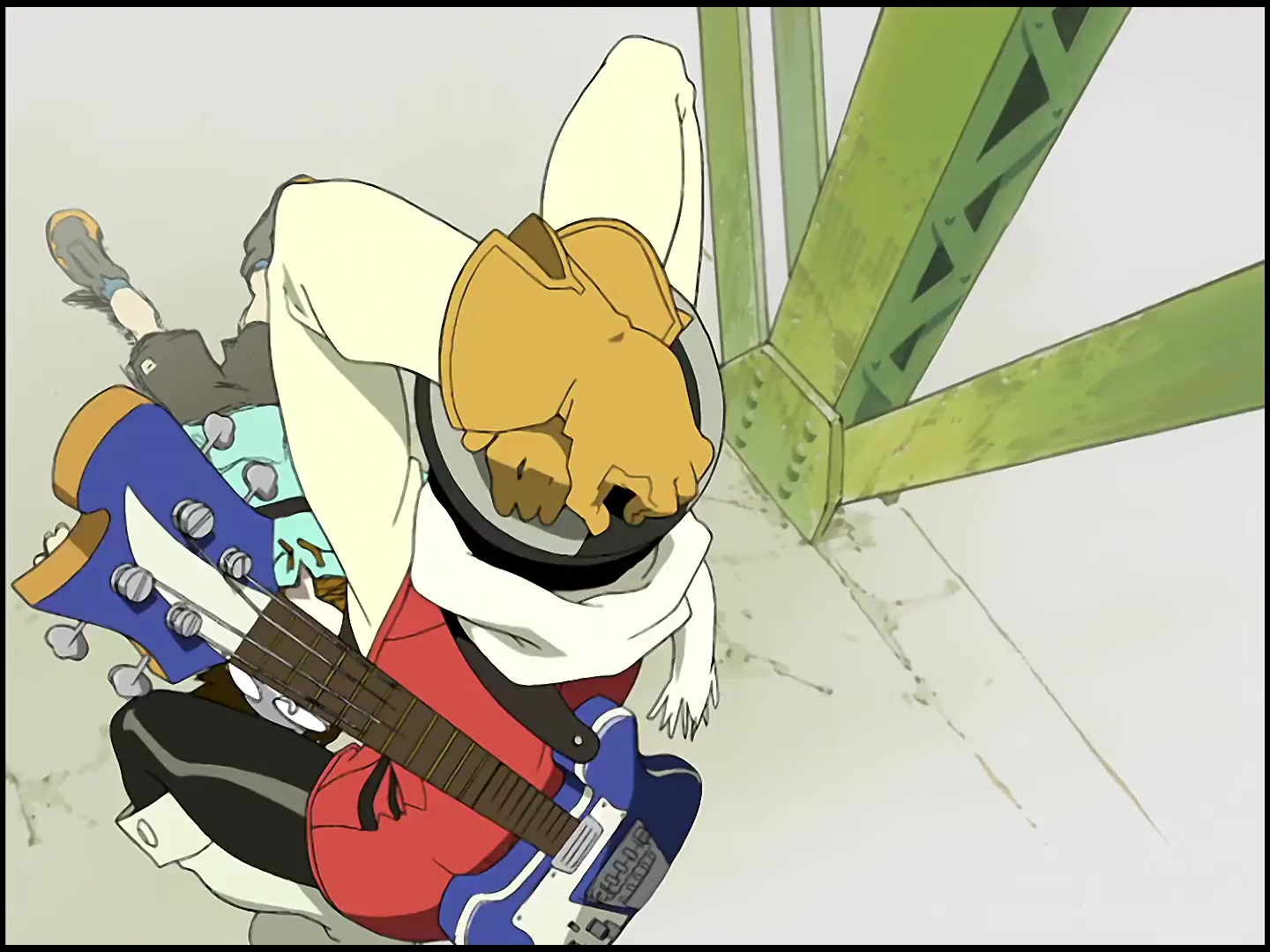 [Tsukyio Editing Resources] FLCL (Episode 1) Raw Clips (76) (tsukyio.com).mp4